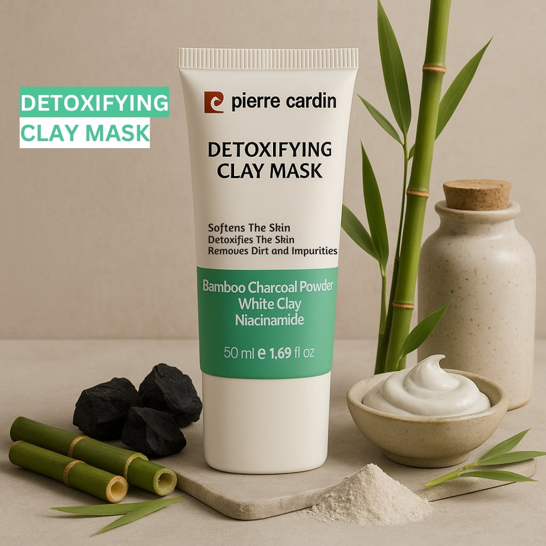 Bamboo Charcoal Powder Detoxifying Clay Mask 50ml